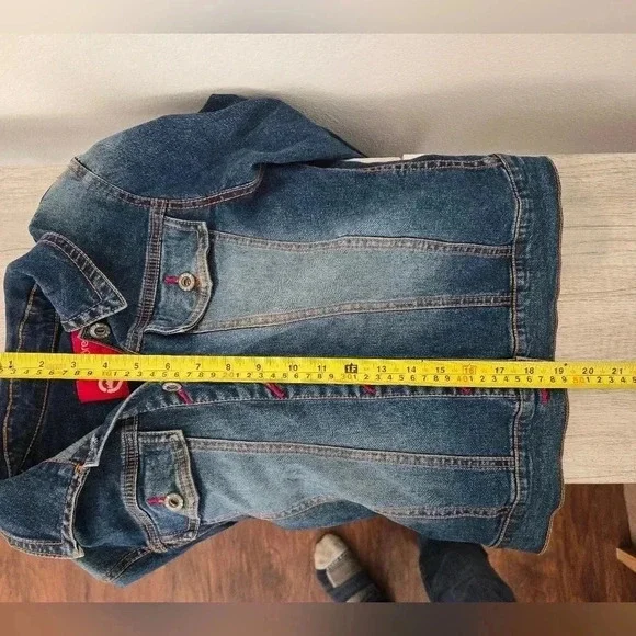 Ecko Red Eckored Womens Denim Stonewashed Jacket Size Extra Small XS - Picture 4 of 6